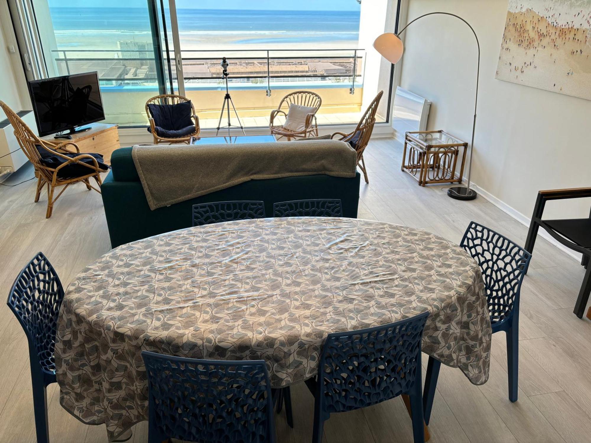 Appt Traversant Vu Mer Et Dunes Avec Garage Le Touquet Exterior photo