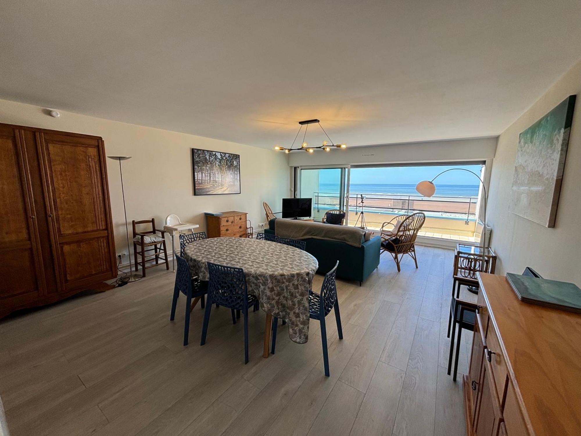 Appt Traversant Vu Mer Et Dunes Avec Garage Le Touquet Exterior photo