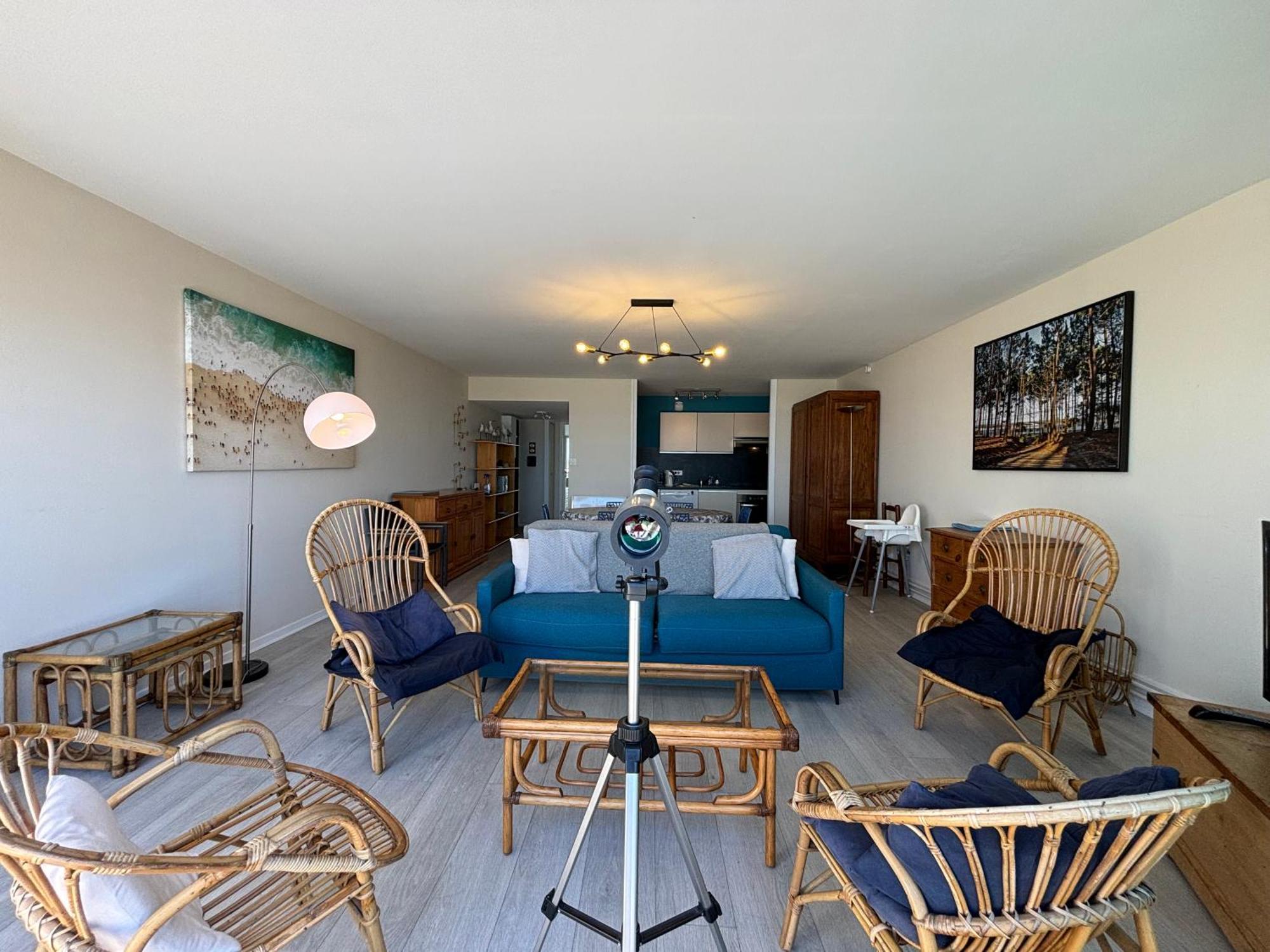 Appt Traversant Vu Mer Et Dunes Avec Garage Le Touquet Exterior photo
